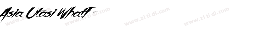 Asia Otasi WhatF字体转换